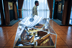 افتتاحیه نمایشگاه آثار و وسائل نوشتاری استادان خوشنویسی ایران